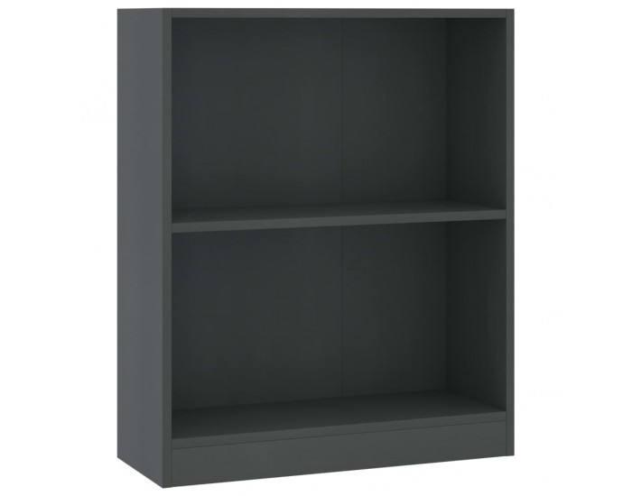Sonata Етажерка за книги, сива, 60x24x74,5 см, ПДЧ