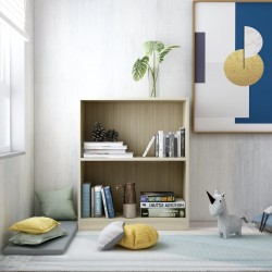 Sonata Етажерка за книги, дъб сонома, 60x24x74 см, ПДЧ - Etajere