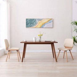 Sonata H Трапезни столове, 2 бр, кремави, изкуствена кожа - Scaune de dining