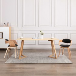 Sonata H Трапезни столове, 2 бр, извито дърво и изкуствена кожа - Scaune de dining