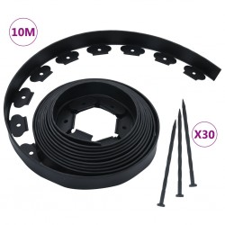 Sonata Гъвкав градински кант с 30 колчета, 10 м, 5 см - Unelte și accesorii de grădină