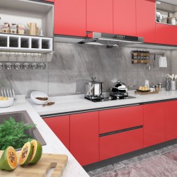 Sonata Самозалепващо фолио за мебели, червено, 500х90 см, PVC - Materiale pentru decorațiuni