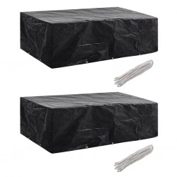 Sonata Калъфи за полиратанова градинска мебел 2 бр 10 капси 300x140 см - Accesorii