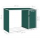 Sonata Градински навес зелен 245x98x159 см поцинкована стомана