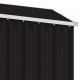 Sonata Градински навес кафяв 245x98x159 см поцинкована стомана