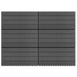 Sonata WPC плочки, 60х30 см, 6 бр, 1 м², сиви - Materiale pentru decorațiuni