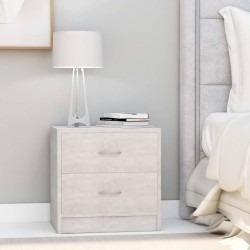 Sonata H Нощни шкафчета 2 бр бетоново сиво 40x30x40 см инженерно дърво - Noptiere