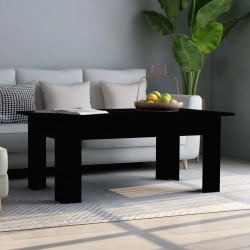 Sonata H Маса за кафе, черна, 100x60x42 см, инженерно дърво - Măsuțe de living