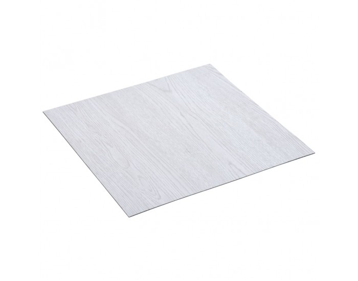Sonata Самозалепващи подови дъски, 5,11 м², PVC, бели