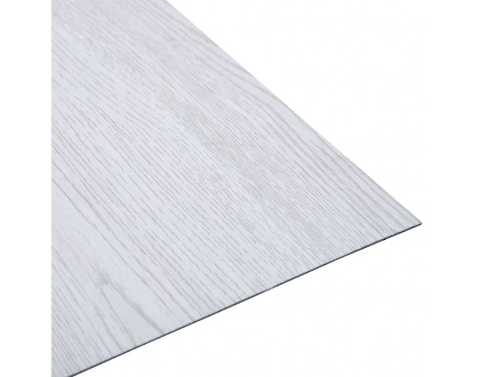 Sonata Самозалепващи подови дъски, 5,11 м², PVC, бели