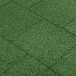 Sonata Ударопоглъщащи каучукови плочи, 6 бр, 50x50x3 см, зелени - Construcții de exterior