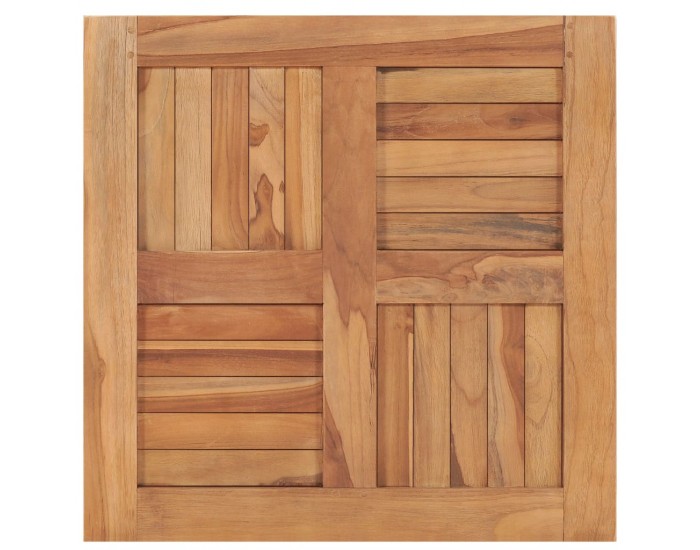 Sonata Плот за маса, тиково дърво масив, 60x60x2,5 cм