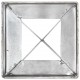 Sonata Заземителни колове 2 бр сребро 10x10x76 см поцинкована стомана