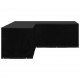 Sonata Градинско покривало за мебели L-образно 12 капси 250x250x90 см