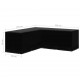Sonata Градинско покривало за мебели L-образно 12 капси 250x250x90 см