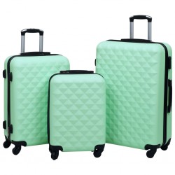 Sonata Комплект твърди куфари с колелца, 3 бр, мента, ABS - Accesorii de călătorie