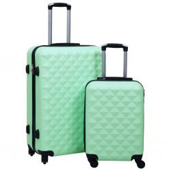 Sonata Комплект твърди куфари с колелца, 2 бр, мента, ABS - Accesorii de călătorie