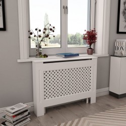 Sonata Паравани за радиатори, 2 бр, бели, 112x19x81,5 см, МДФ - Electrocasnice și accesorii pentru living