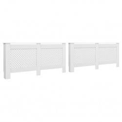 Sonata Паравани за радиатори, 2 бр, бели, 172x19x81,5 см, МДФ - Electrocasnice și accesorii pentru living