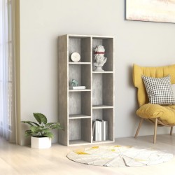 Sonata Шкаф библиотека, бетонно сив, 50x25x106 см, ПДЧ - Etajere