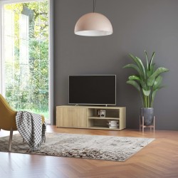 Sonata ТВ шкаф, дъб сонома, 120x34x37 см, ПДЧ - Comode TV