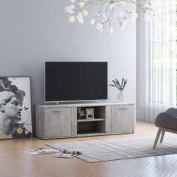 Sonata ТВ шкаф, бетонно сиво, 120x34x37 см, ПДЧ - Comode TV