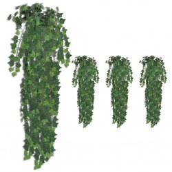Sonata Изкуствени храсти бръшлян, 4 бр, зелени, 90 см - Comparare produse