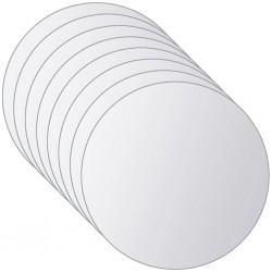 Sonata Огледални плочки, 16 бр, кръгло стъкло - Materiale pentru decorațiuni