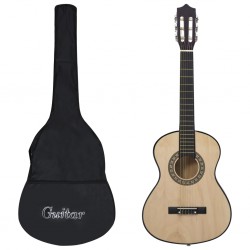 Sonata Комплект класическа китара за начинаещи деца от 8 части 1/2 34" - Accesorii