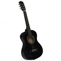Sonata Класическа китара за начинаещи и деца, черна, 1/2, 34" - Artă și divertisment