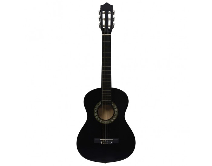 Sonata Класическа китара за начинаещи и деца, черна, 1/2, 34"