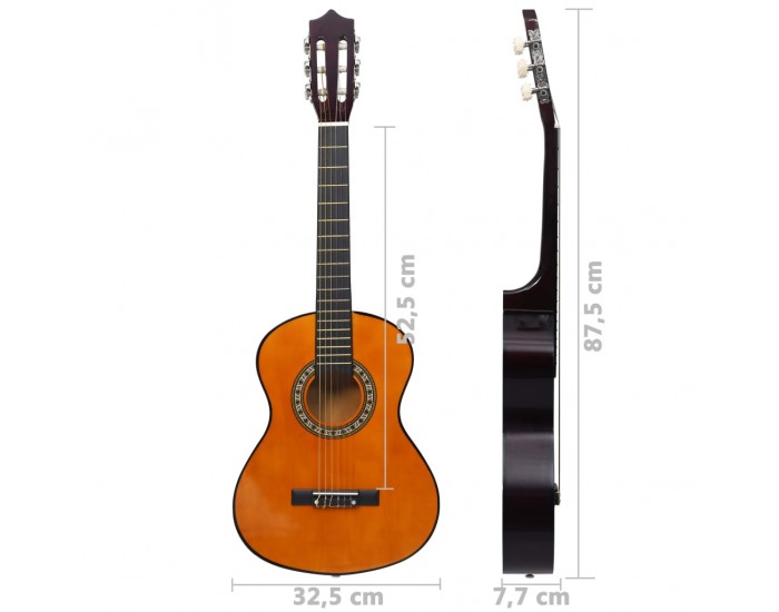Sonata Класическа китара за начинаещи и деца, 1/2, 34", липово дърво