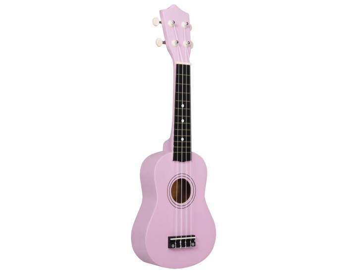 Sonata Укулеле сопрано с калъф, детско, розово, 21"