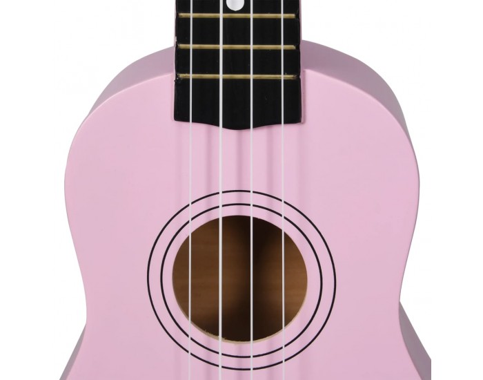 Sonata Укулеле сопрано с калъф, детско, розово, 21"