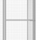 Sonata Клетка за котки 3x1,5x1,5 м поцинкована стомана