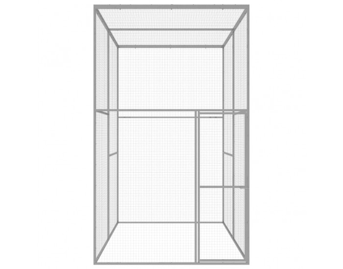 Sonata Клетка за котки 3x1,5x2,5 м поцинкована стомана