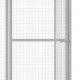 Sonata Клетка за котки 3x1,5x2,5 м поцинкована стомана