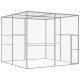 Sonata Клетка за котки 3x3x2,5 м поцинкована стомана