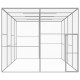 Sonata Клетка за котки 6x3x2,5 м поцинкована стомана