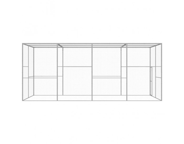 Sonata Клетка за котки 6x3x2,5 м поцинкована стомана