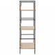 Sonata Етажерка за книги с 3 рафта, дъб, 60x27,6x90,5 см, ПДЧ