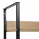 Sonata Етажерка за книги с 3 рафта, дъб, 60x27,6x90,5 см, ПДЧ