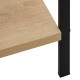 Sonata Етажерка за книги с 3 рафта, дъб, 60x27,6x90,5 см, ПДЧ