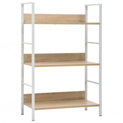 Sonata Етажерка за книги с 3 рафта, дъб, 60x27,6x90,5 см, ПДЧ - Etajere