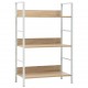 Sonata Етажерка за книги с 3 рафта, дъб, 60x27,6x90,5 см, ПДЧ