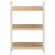 Sonata Етажерка за книги с 3 рафта, дъб, 60x27,6x90,5 см, ПДЧ