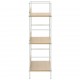 Sonata Етажерка за книги с 3 рафта, дъб, 60x27,6x90,5 см, ПДЧ