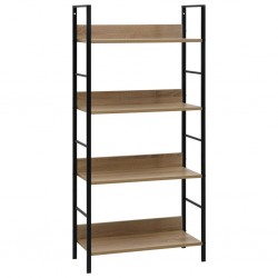 Sonata Етажерка за книги с 4 рафта, дъб, 60x27,6x124,5 см, ПДЧ - Etajere