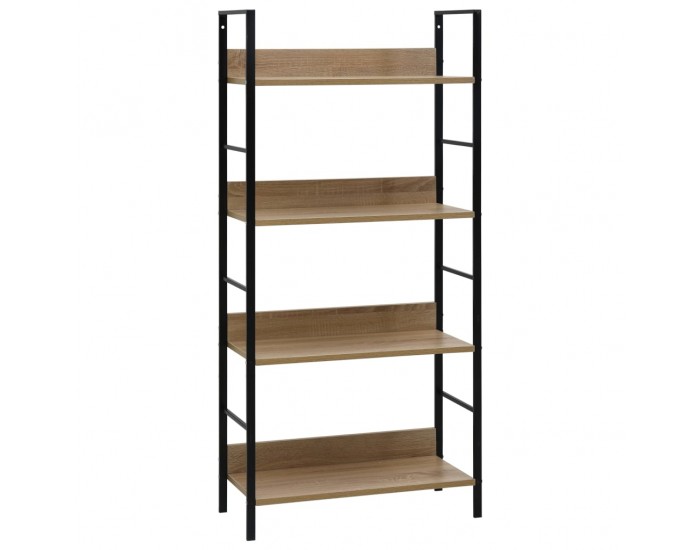 Sonata Етажерка за книги с 4 рафта, дъб, 60x27,6x124,5 см, ПДЧ