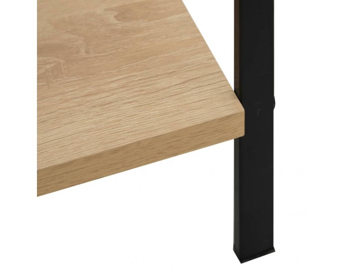Sonata Етажерка за книги с 4 рафта, дъб, 60x27,6x124,5 см, ПДЧ